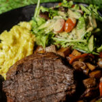 STEAK AND EGGS